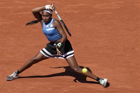 Coco Gauff, 19, comes back to beat Russia’s Mirra Andreeva, 16, at the French Open